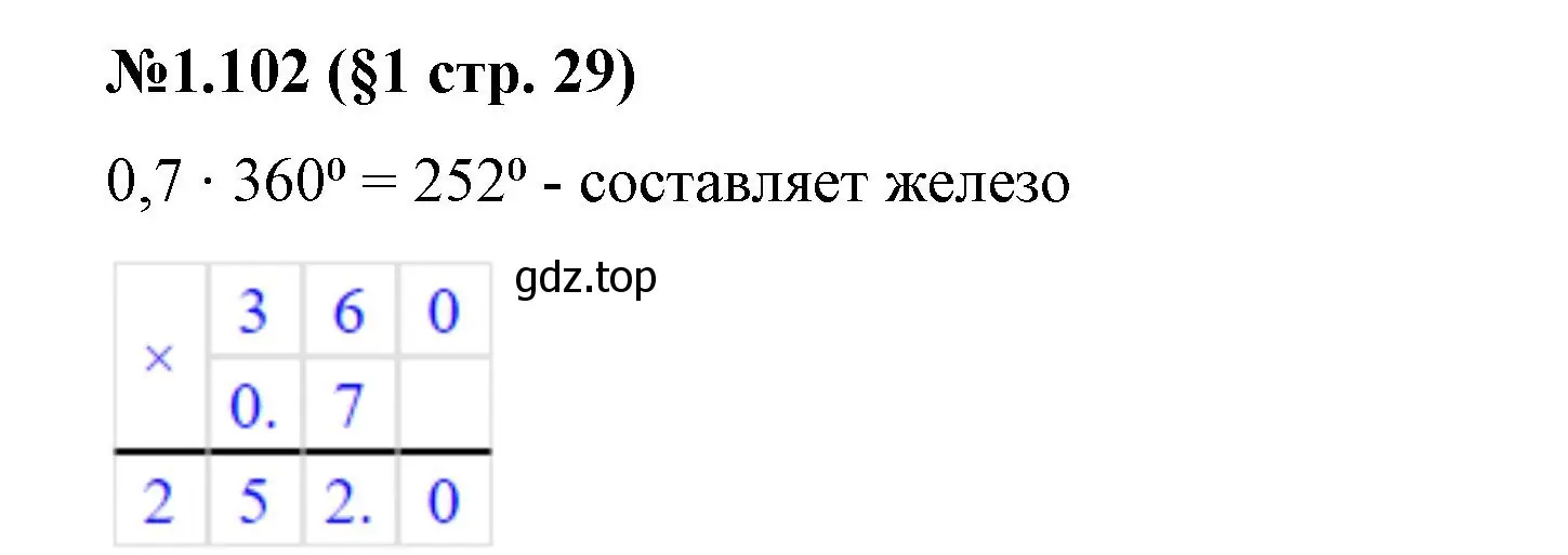 Решение номер 1.102 (страница 29) гдз по математике 6 класс Виленкин, Жохов, учебник 1 часть