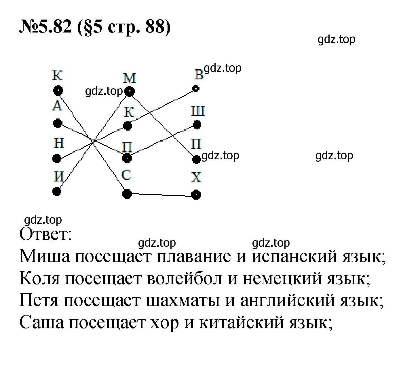 Решение номер 5.82 (страница 88) гдз по математике 6 класс Виленкин, Жохов, учебник 2 часть