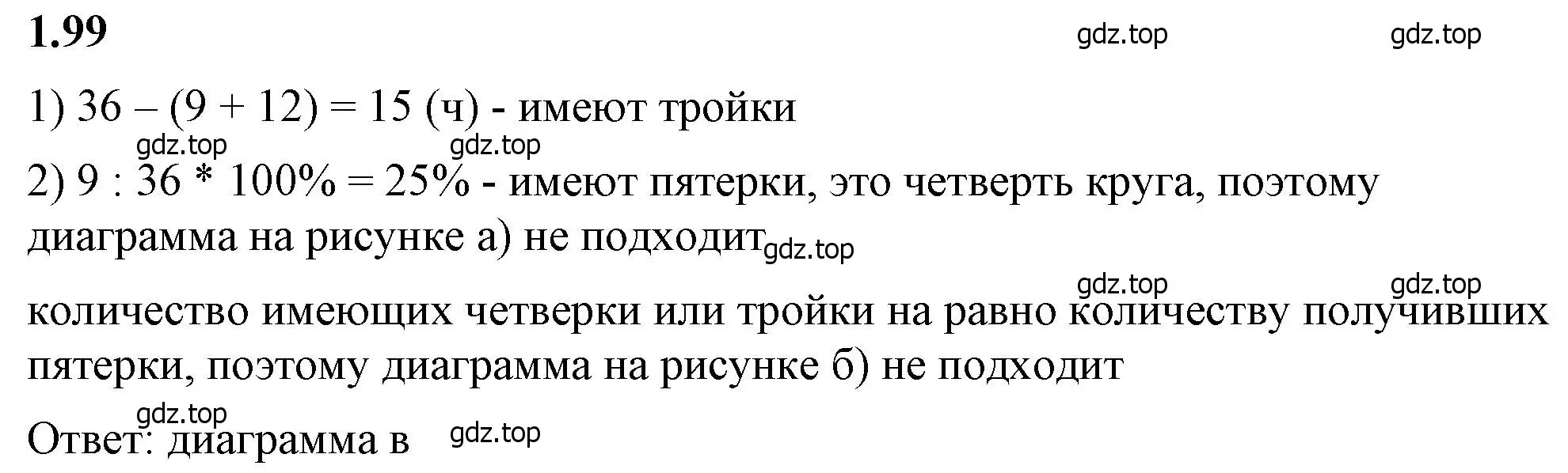 Решение 2. номер 1.99 (страница 28) гдз по математике 6 класс Виленкин, Жохов, учебник 1 часть