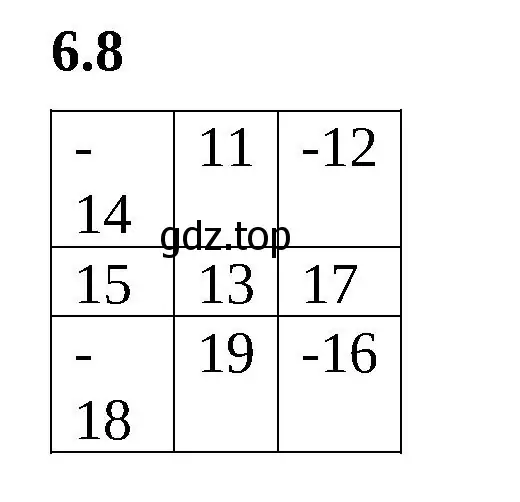 Решение 2. номер 6.8 (страница 99) гдз по математике 6 класс Виленкин, Жохов, учебник 2 часть