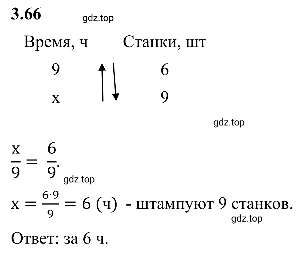 Решение 3. номер 3.66 (страница 132) гдз по математике 6 класс Виленкин, Жохов, учебник 1 часть