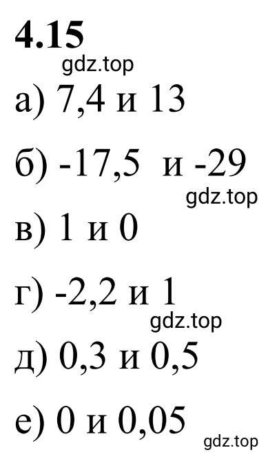 Решение 3. номер 4.15 (страница 11) гдз по математике 6 класс Виленкин, Жохов, учебник 2 часть