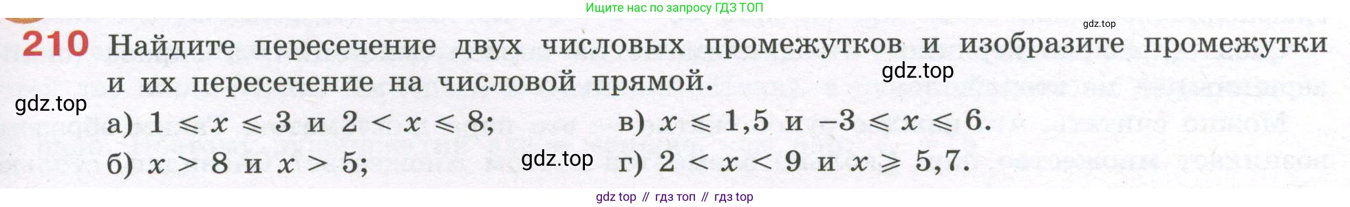 ГДЗ Алгебра, 7-9 класс Учебник, авторы: Высоцкий Иван Ростиславович, Ященко Иван Валериевич, издательство Просвещение, Москва, 2023, зелёного цвета, Часть 1, страница 129, номер 210, Условие