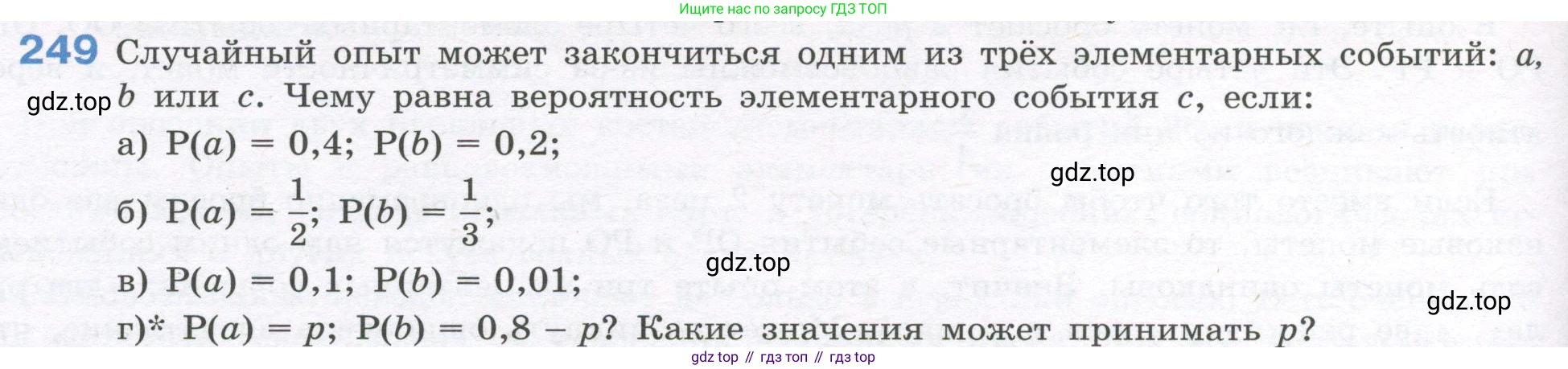 ГДЗ Алгебра, 7-9 класс Учебник, авторы: Высоцкий Иван Ростиславович, Ященко Иван Валериевич, издательство Просвещение, Москва, 2023, зелёного цвета, Часть 1, страница 142, номер 249, Условие