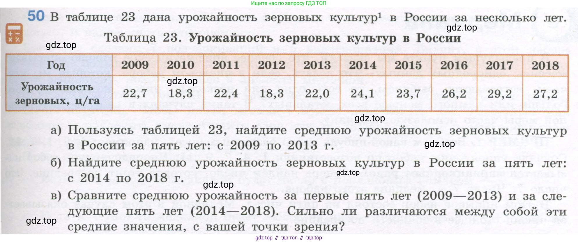 ГДЗ Алгебра, 7-9 класс Учебник, авторы: Высоцкий Иван Ростиславович, Ященко Иван Валериевич, издательство Просвещение, Москва, 2023, зелёного цвета, Часть 1, страница 35, номер 50, Условие