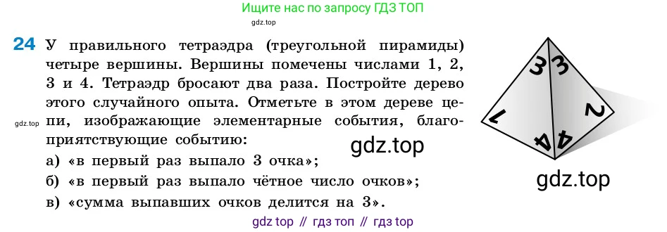 ГДЗ Алгебра, 7-9 класс Учебник, авторы: Высоцкий Иван Ростиславович, Ященко Иван Валериевич, издательство Просвещение, Москва, 2023, зелёного цвета, Часть 2, страница 12, номер 24, Условие