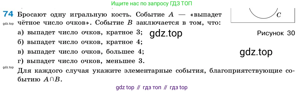 ГДЗ Алгебра, 7-9 класс Учебник, авторы: Высоцкий Иван Ростиславович, Ященко Иван Валериевич, издательство Просвещение, Москва, 2023, зелёного цвета, Часть 2, страница 29, номер 74, Условие