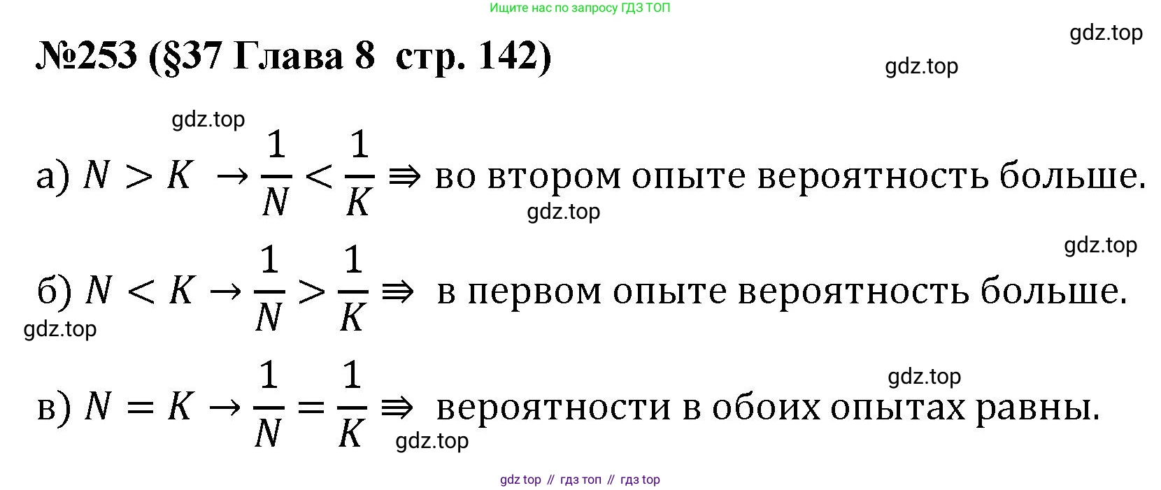 ГДЗ Алгебра, 7-9 класс Учебник, авторы: Высоцкий Иван Ростиславович, Ященко Иван Валериевич, издательство Просвещение, Москва, 2023, зелёного цвета, Часть 1, страница 142, номер 253, Решение 1