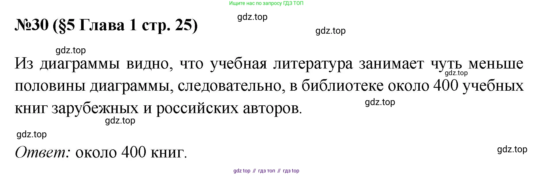 ГДЗ Алгебра, 7-9 класс Учебник, авторы: Высоцкий Иван Ростиславович, Ященко Иван Валериевич, издательство Просвещение, Москва, 2023, зелёного цвета, Часть 1, страница 25, номер 30, Решение 1