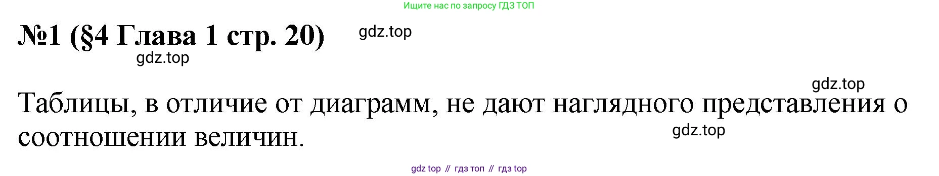ГДЗ Алгебра, 7-9 класс Учебник, авторы: Высоцкий Иван Ростиславович, Ященко Иван Валериевич, издательство Просвещение, Москва, 2023, зелёного цвета, Часть 1, страница 20, номер 1, Решение 1