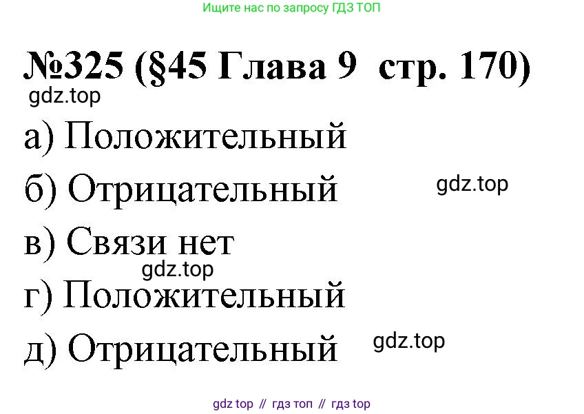 ГДЗ Алгебра, 7-9 класс Учебник, авторы: Высоцкий Иван Ростиславович, Ященко Иван Валериевич, издательство Просвещение, Москва, 2023, зелёного цвета, Часть 1, страница 170, номер 325, Решение 2