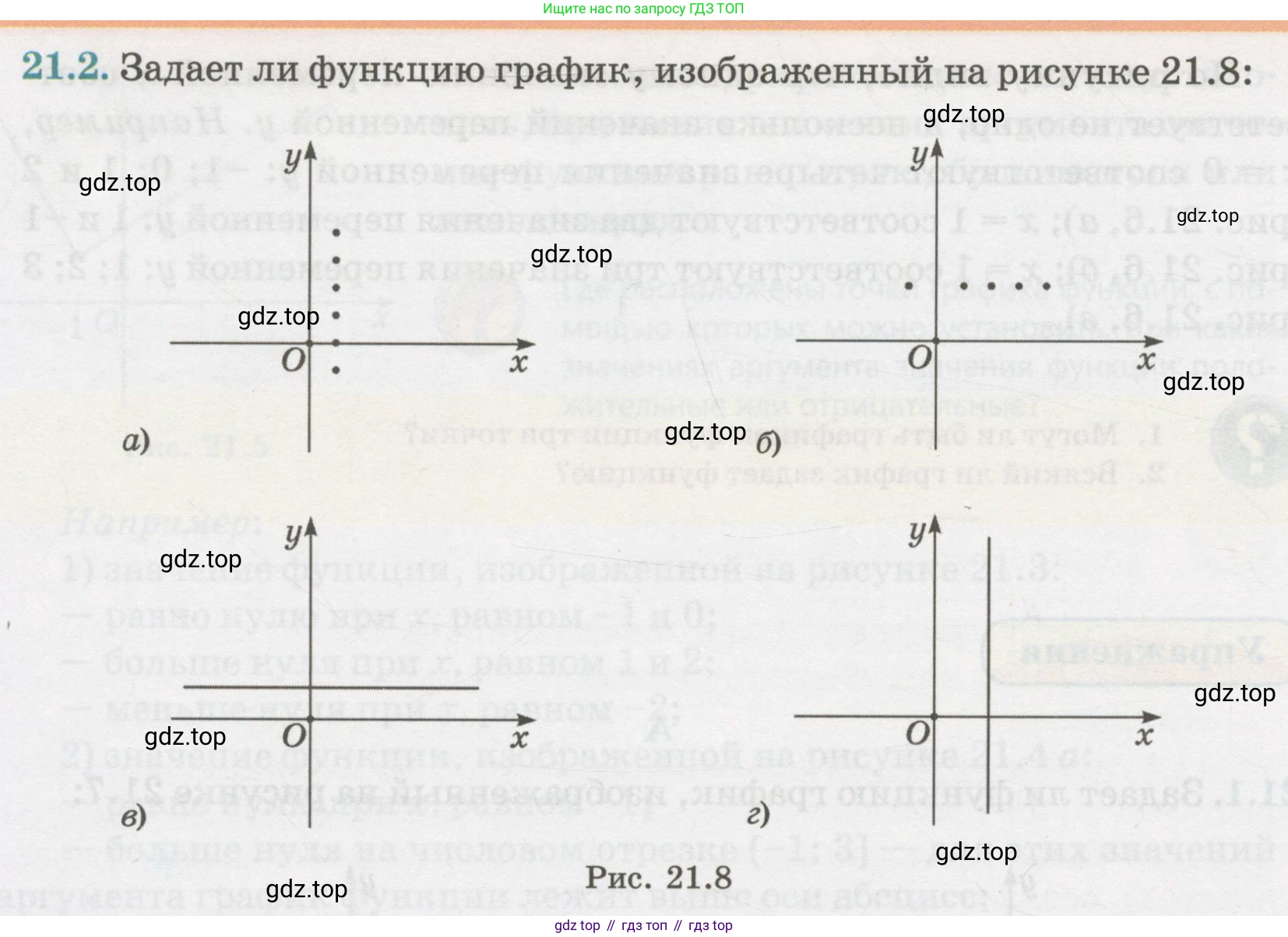 ГДЗ Алгебра, 7 класс Учебник, авторы: Абылкасымова Алма Есимбековна, Кучер Татьяна Павловна, Жумагулова Зауре Абдыкеновна, Корчевский Владимир Евгеньевич, издательство Мектеп, Алматы, 2017, страница 138, номер 21.2, Условие