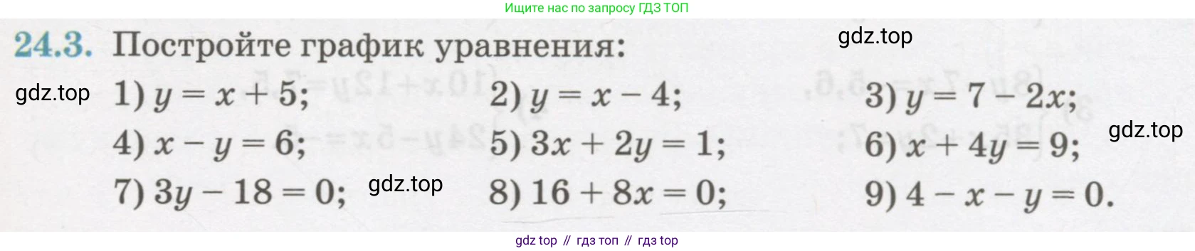 ГДЗ Алгебра, 7 класс Учебник, авторы: Абылкасымова Алма Есимбековна, Кучер Татьяна Павловна, Жумагулова Зауре Абдыкеновна, Корчевский Владимир Евгеньевич, издательство Мектеп, Алматы, 2017, страница 155, номер 24.3, Условие