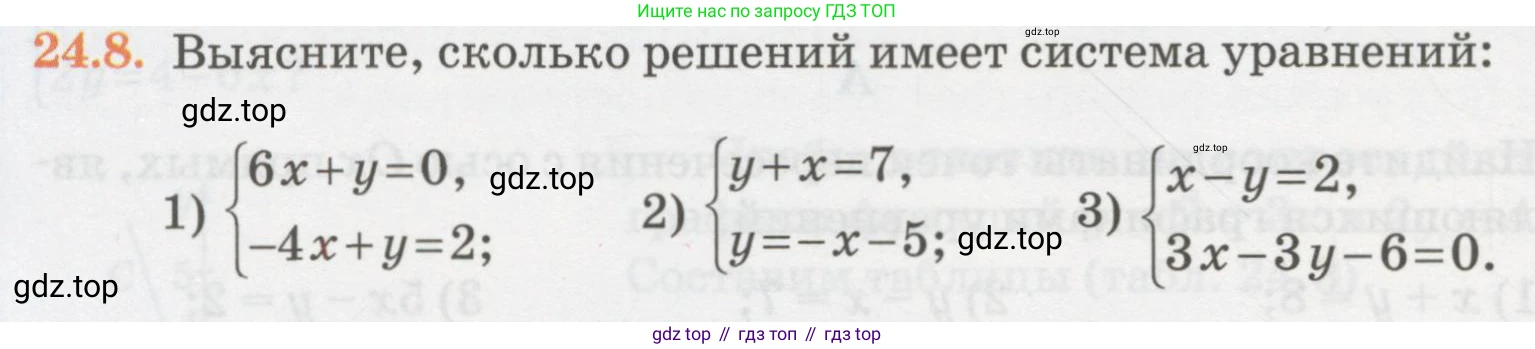 ГДЗ Алгебра, 7 класс Учебник, авторы: Абылкасымова Алма Есимбековна, Кучер Татьяна Павловна, Жумагулова Зауре Абдыкеновна, Корчевский Владимир Евгеньевич, издательство Мектеп, Алматы, 2017, страница 156, номер 24.8, Условие