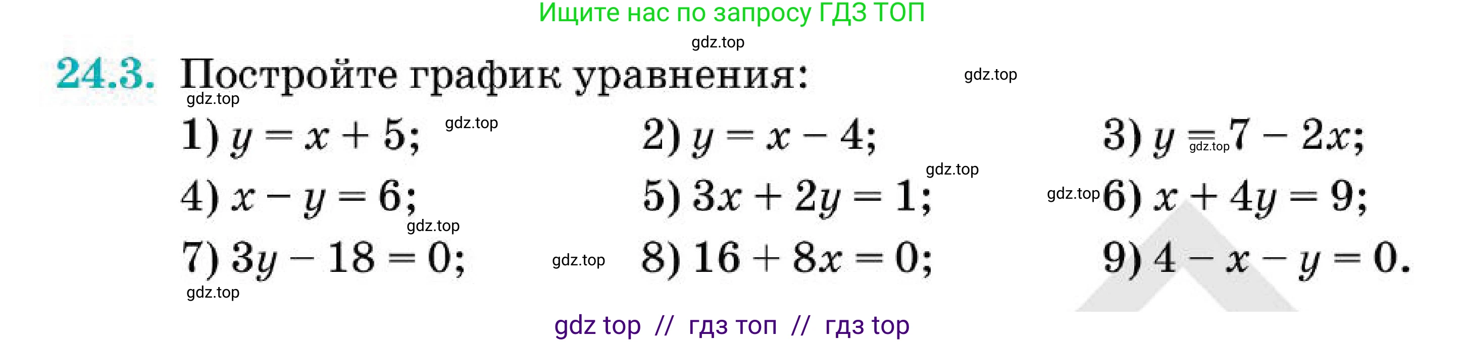 Алгебра, 7 класс Учебник, авторы: Абылкасымова Алма Есимбековна, Кучер Татьяна Павловна, Корчевский Владимир Евгеньевич, Жумагулова Зауре Абдыкеновна, издательство Мектеп, Алматы, 2025, зелёного цвета, страница 148, номер 24.3, Условие