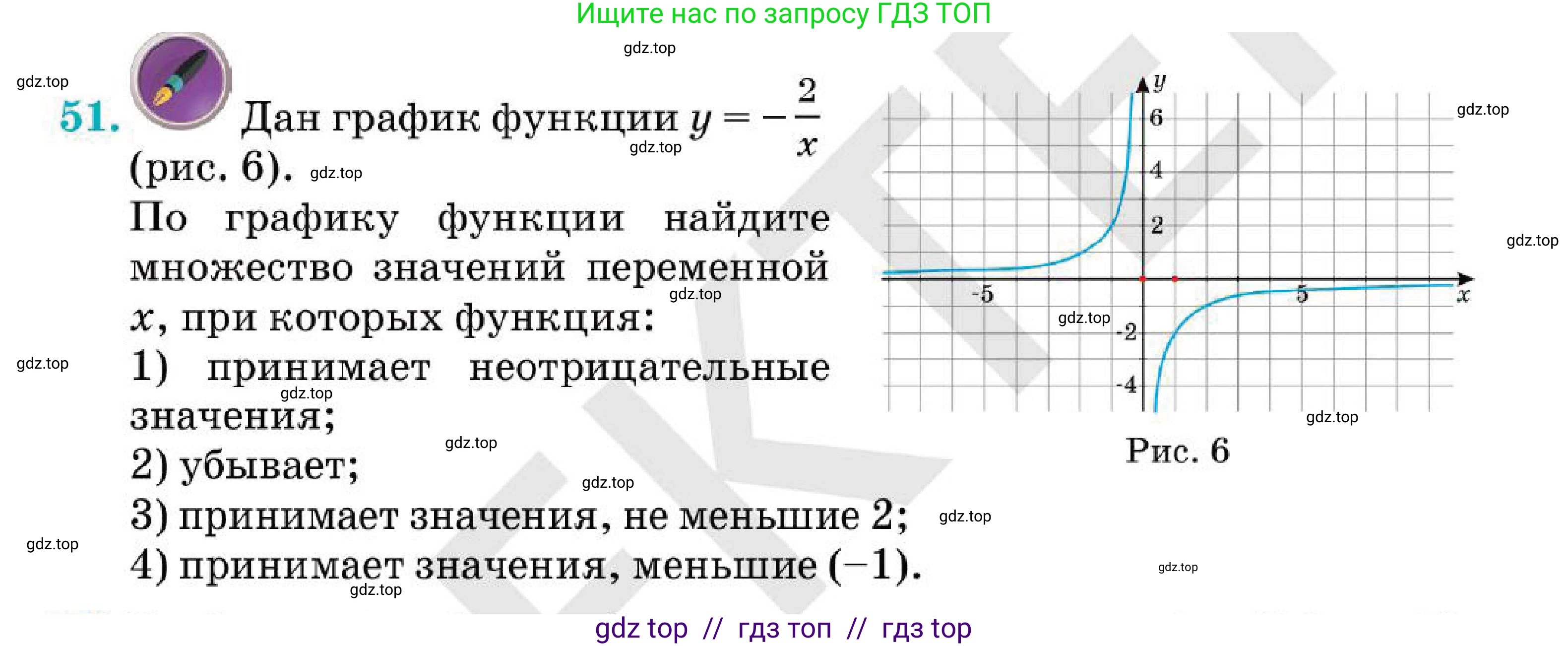 Алгебра, 7 класс Учебник, авторы: Абылкасымова Алма Есимбековна, Кучер Татьяна Павловна, Корчевский Владимир Евгеньевич, Жумагулова Зауре Абдыкеновна, издательство Мектеп, Алматы, 2025, зелёного цвета, страница 265, номер 51, Условие