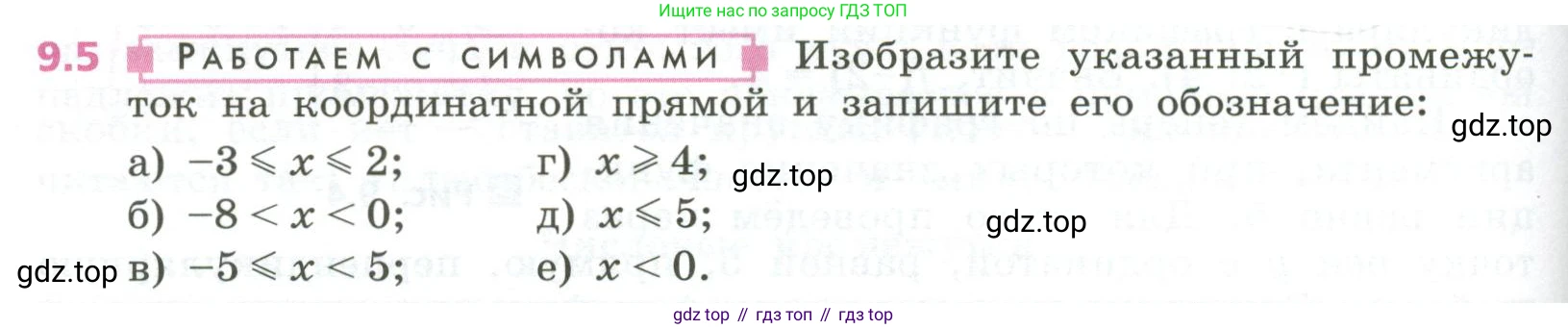 ГДЗ Алгебра, 7 класс Учебник, авторы: Дорофеев Георгий Владимирович, Суворова Светлана Борисовна, Бунимович Евгений Абрамович, Кузнецова Людмила Викторовна, Минаева Светлана Станиславовна, Рослова Лариса Олеговна, издательство Просвещение, Москва, 2023, белого цвета, страница 250, номер 9.5, Условие