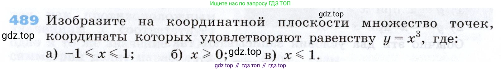 Алгебра, 7 класс Учебник, авторы: Дорофеев Георгий Владимирович, Суворова Светлана Борисовна, Бунимович Евгений Абрамович, Кузнецова Людмила Викторовна, Минаева Светлана Станиславовна, Рослова Лариса Олеговна, издательство Просвещение, Москва, 2019 - 2022, белого цвета, страница 146, номер 489, Условие