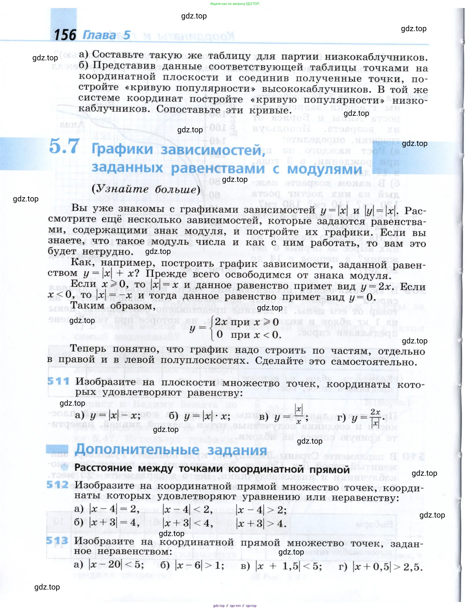 Алгебра, 7 класс Учебник, авторы: Дорофеев Георгий Владимирович, Суворова Светлана Борисовна, Бунимович Евгений Абрамович, Кузнецова Людмила Викторовна, Минаева Светлана Станиславовна, Рослова Лариса Олеговна, издательство Просвещение, Москва, 2019 - 2022, белого цвета, страница 156