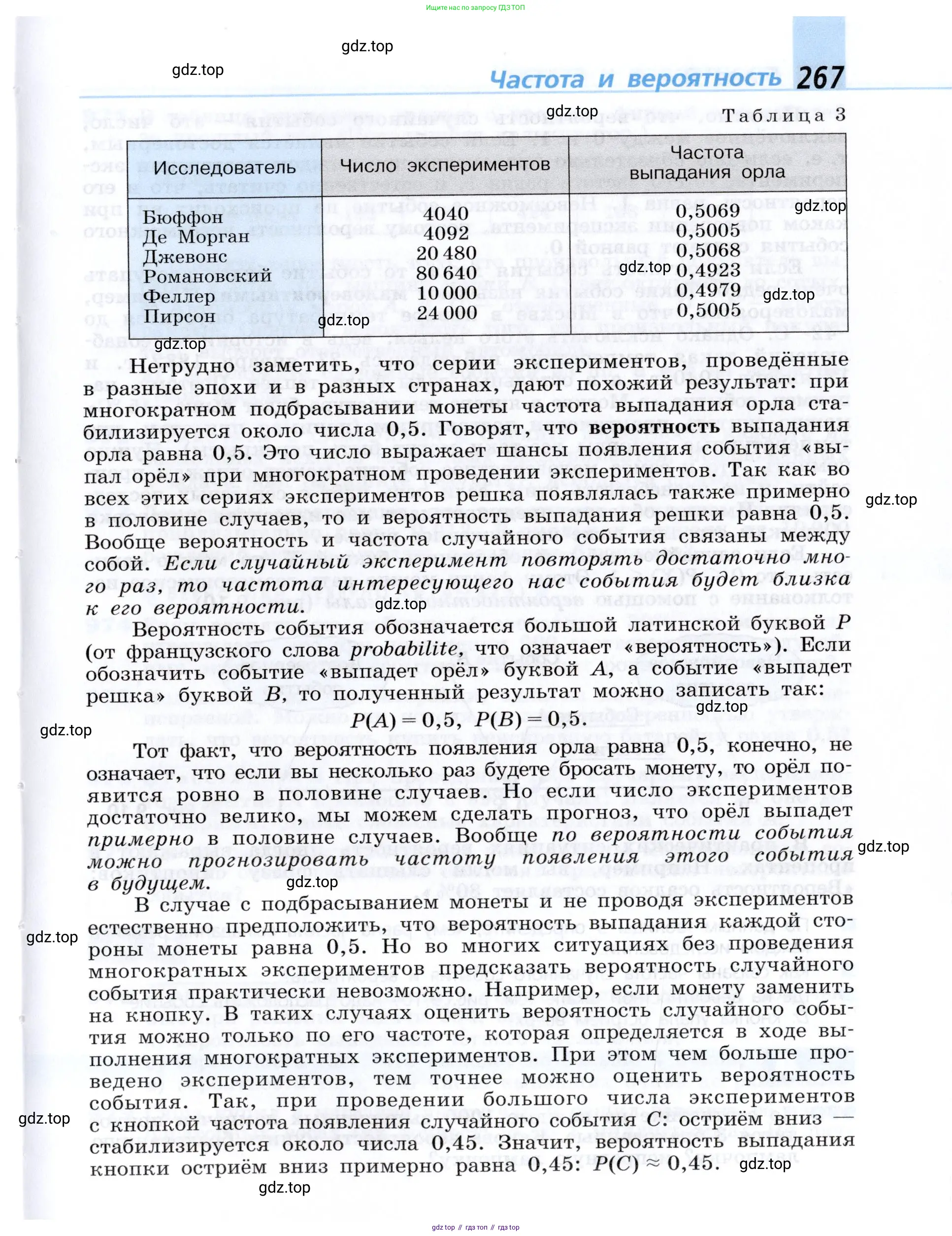 Алгебра, 7 класс Учебник, авторы: Дорофеев Георгий Владимирович, Суворова Светлана Борисовна, Бунимович Евгений Абрамович, Кузнецова Людмила Викторовна, Минаева Светлана Станиславовна, Рослова Лариса Олеговна, издательство Просвещение, Москва, 2019 - 2022, белого цвета, страница 267