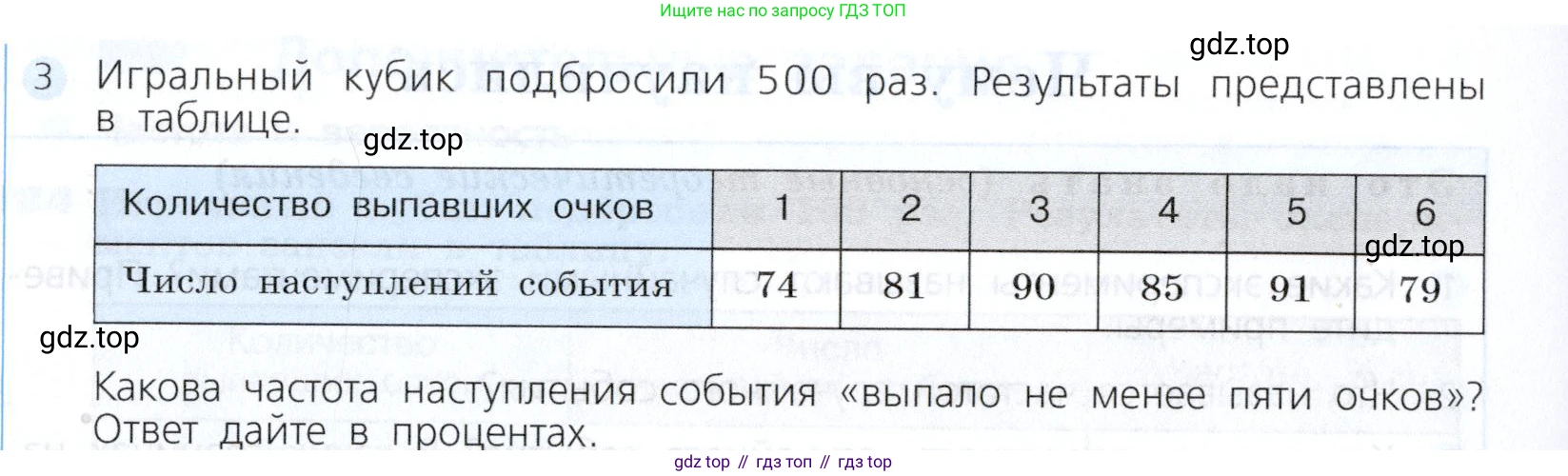 Алгебра, 7 класс Учебник, авторы: Дорофеев Георгий Владимирович, Суворова Светлана Борисовна, Бунимович Евгений Абрамович, Кузнецова Людмила Викторовна, Минаева Светлана Станиславовна, Рослова Лариса Олеговна, издательство Просвещение, Москва, 2019 - 2022, белого цвета, страница 274, номер 3, Условие