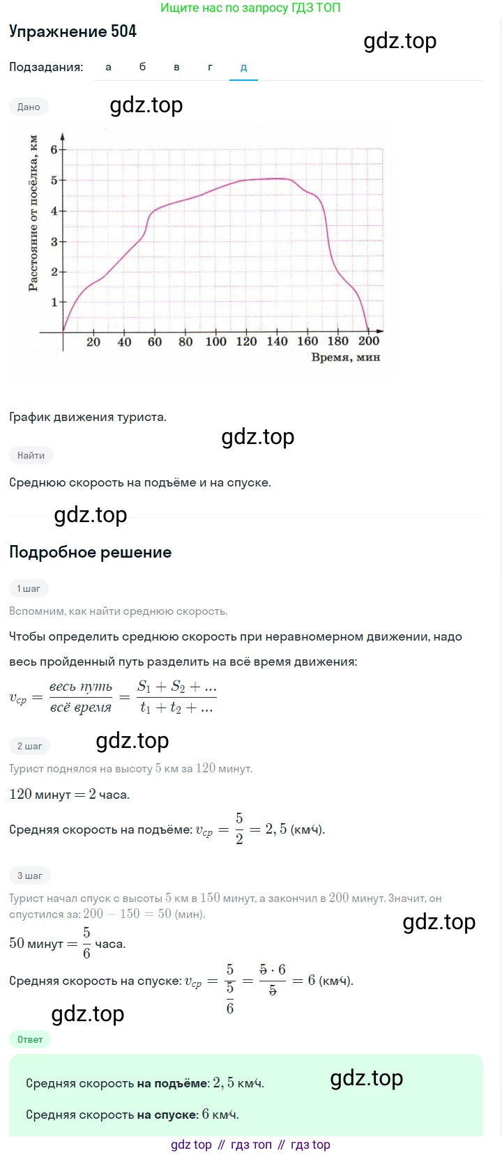 Алгебра, 7 класс Учебник, авторы: Дорофеев Георгий Владимирович, Суворова Светлана Борисовна, Бунимович Евгений Абрамович, Кузнецова Людмила Викторовна, Минаева Светлана Станиславовна, Рослова Лариса Олеговна, издательство Просвещение, Москва, 2019 - 2022, белого цвета, страница 152, номер 504, Решение 1 (продолжение 5)