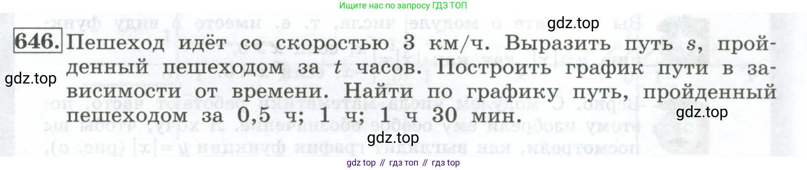ГДЗ Алгебра, 7 класс Учебник, авторы: Колягин Юрий Михайлович, Ткачева Мария Владимировна, Федорова Надежда Евгеньевна, Шабунин Михаил Иванович, издательство Просвещение, Москва, 2023, оранжевого цвета, страница 205, номер 646, Условие