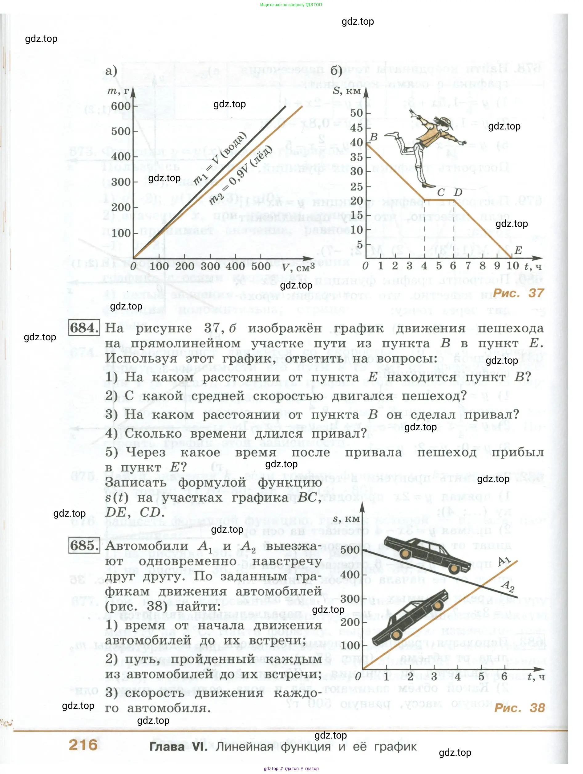 ГДЗ Алгебра, 7 класс Учебник, авторы: Колягин Юрий Михайлович, Ткачева Мария Владимировна, Федорова Надежда Евгеньевна, Шабунин Михаил Иванович, издательство Просвещение, Москва, 2023, оранжевого цвета, страница 216