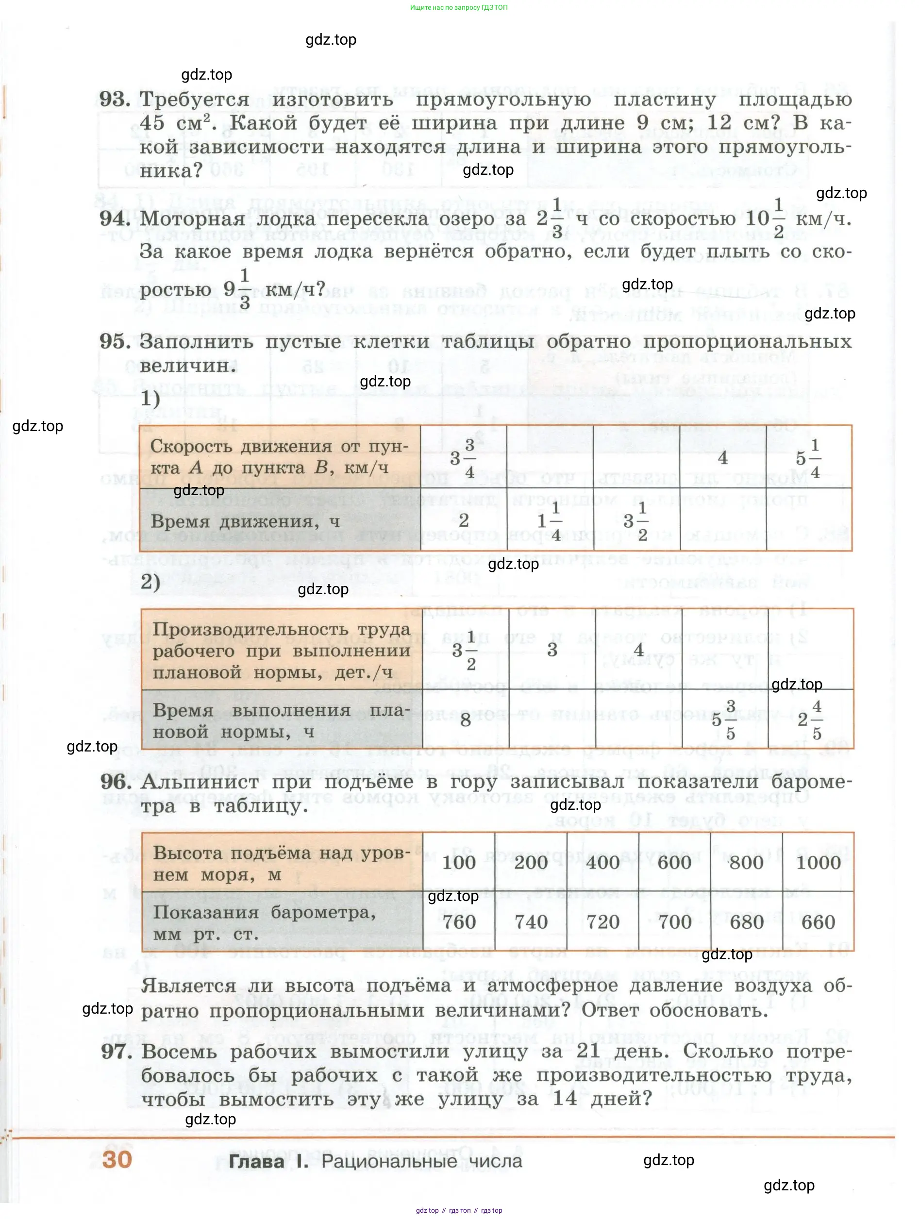 ГДЗ Алгебра, 7 класс Учебник, авторы: Колягин Юрий Михайлович, Ткачева Мария Владимировна, Федорова Надежда Евгеньевна, Шабунин Михаил Иванович, издательство Просвещение, Москва, 2023, оранжевого цвета, страница 30