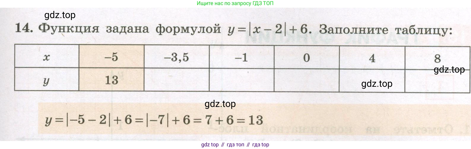 Алгебра, 7 класс рабочая тетрадь, авторы: Крайнева Лариса Борисовна, Миндюк Нора Григорьевна, Шлыкова Инга Соломоновна, издательство Просвещение, Москва, 2023, белого цвета, Часть 1, страница 53, номер 14, Условие
