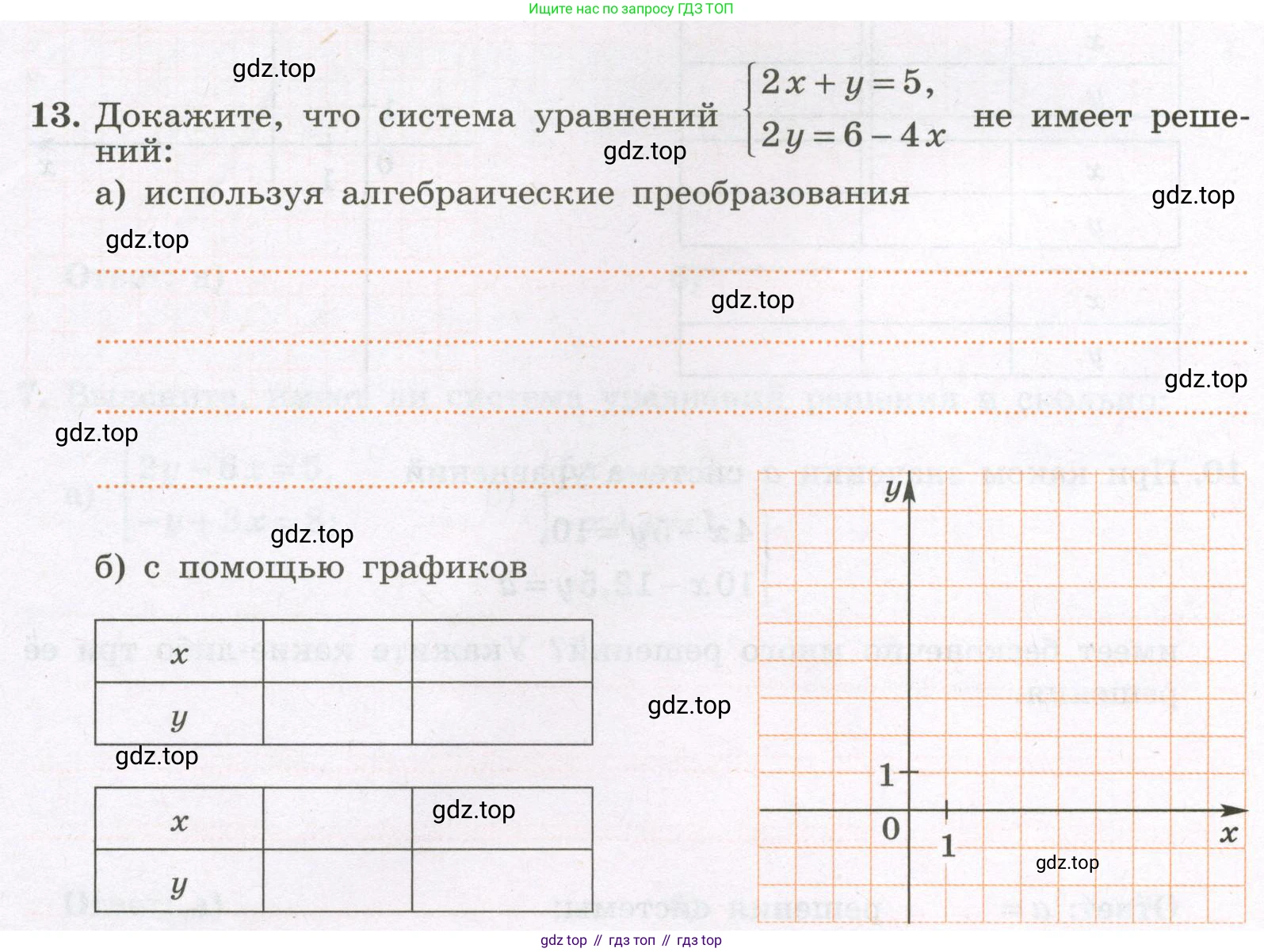 Алгебра, 7 класс рабочая тетрадь, авторы: Крайнева Лариса Борисовна, Миндюк Нора Григорьевна, Шлыкова Инга Соломоновна, издательство Просвещение, Москва, 2023, белого цвета, Часть 2, страница 86, номер 13, Условие