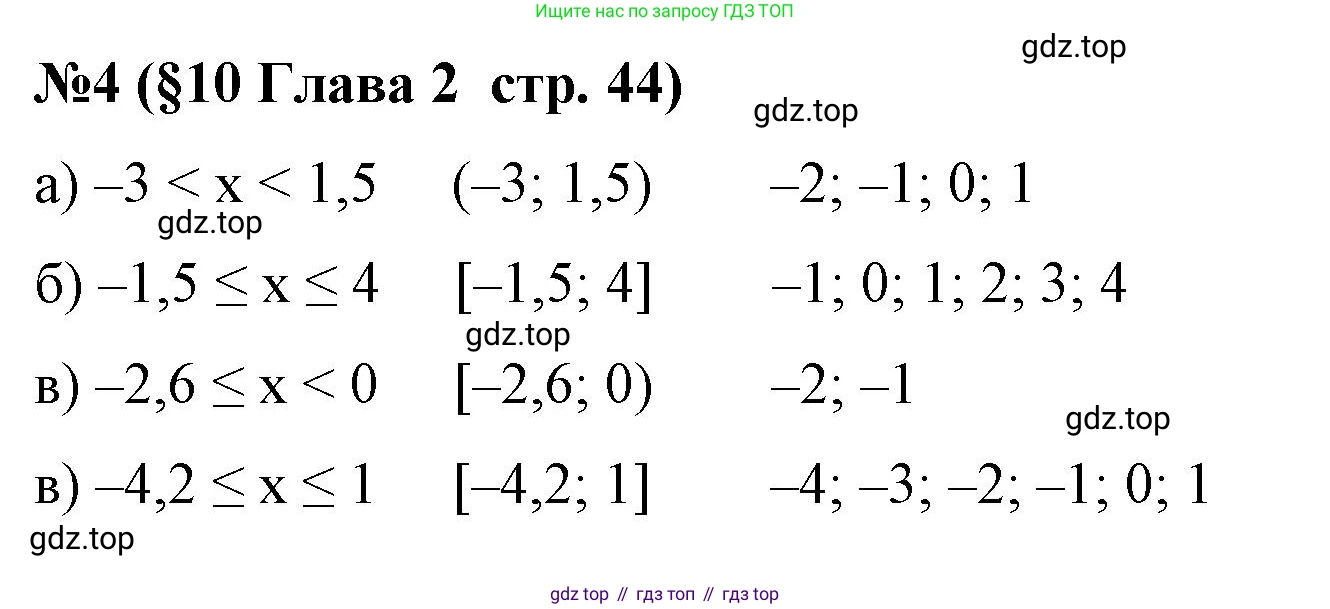 Алгебра, 7 класс рабочая тетрадь, авторы: Крайнева Лариса Борисовна, Миндюк Нора Григорьевна, Шлыкова Инга Соломоновна, издательство Просвещение, Москва, 2023, белого цвета, Часть 1, страница 44, номер 4, Решение