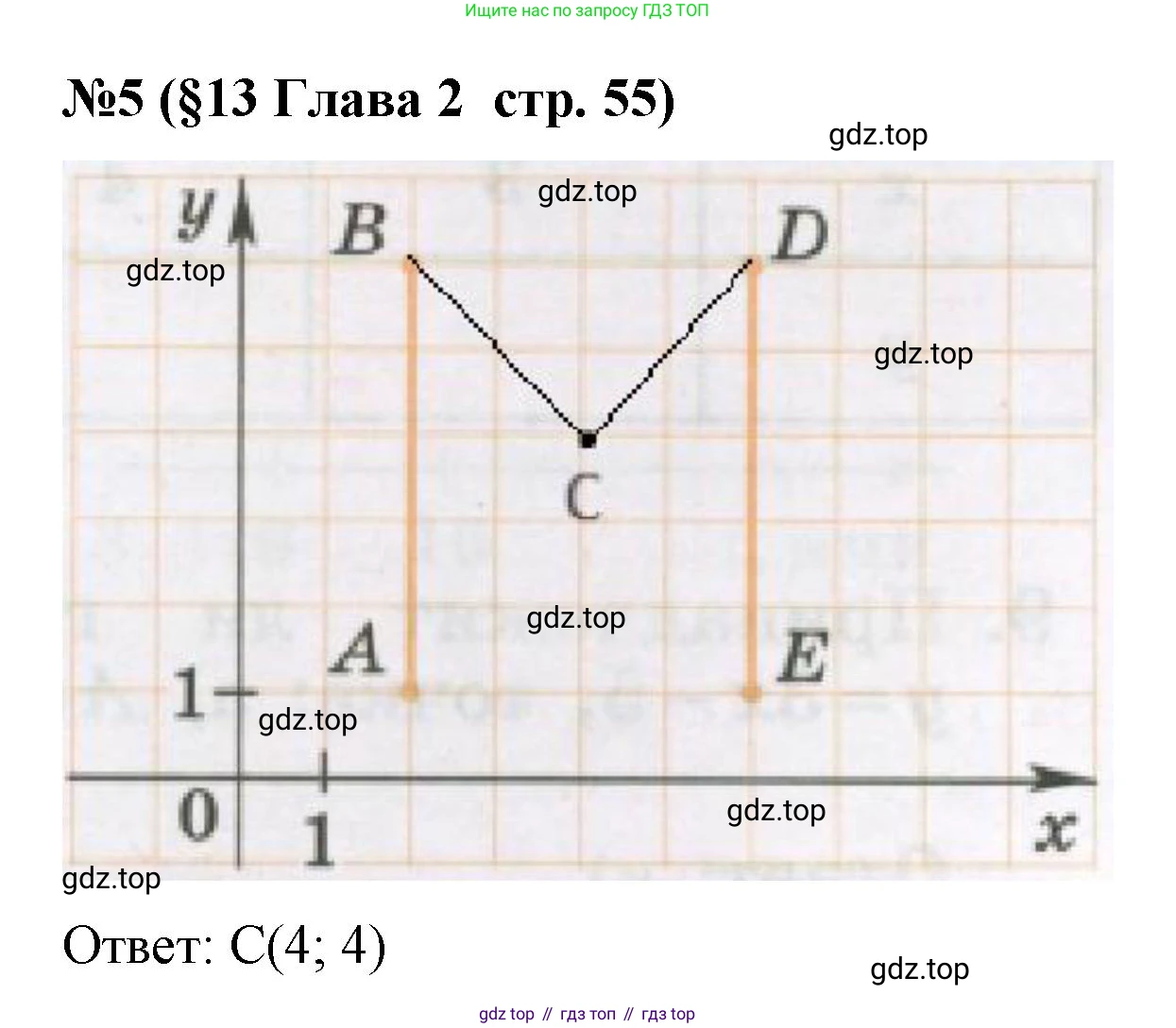 Алгебра, 7 класс рабочая тетрадь, авторы: Крайнева Лариса Борисовна, Миндюк Нора Григорьевна, Шлыкова Инга Соломоновна, издательство Просвещение, Москва, 2023, белого цвета, Часть 1, страница 55, номер 5, Решение