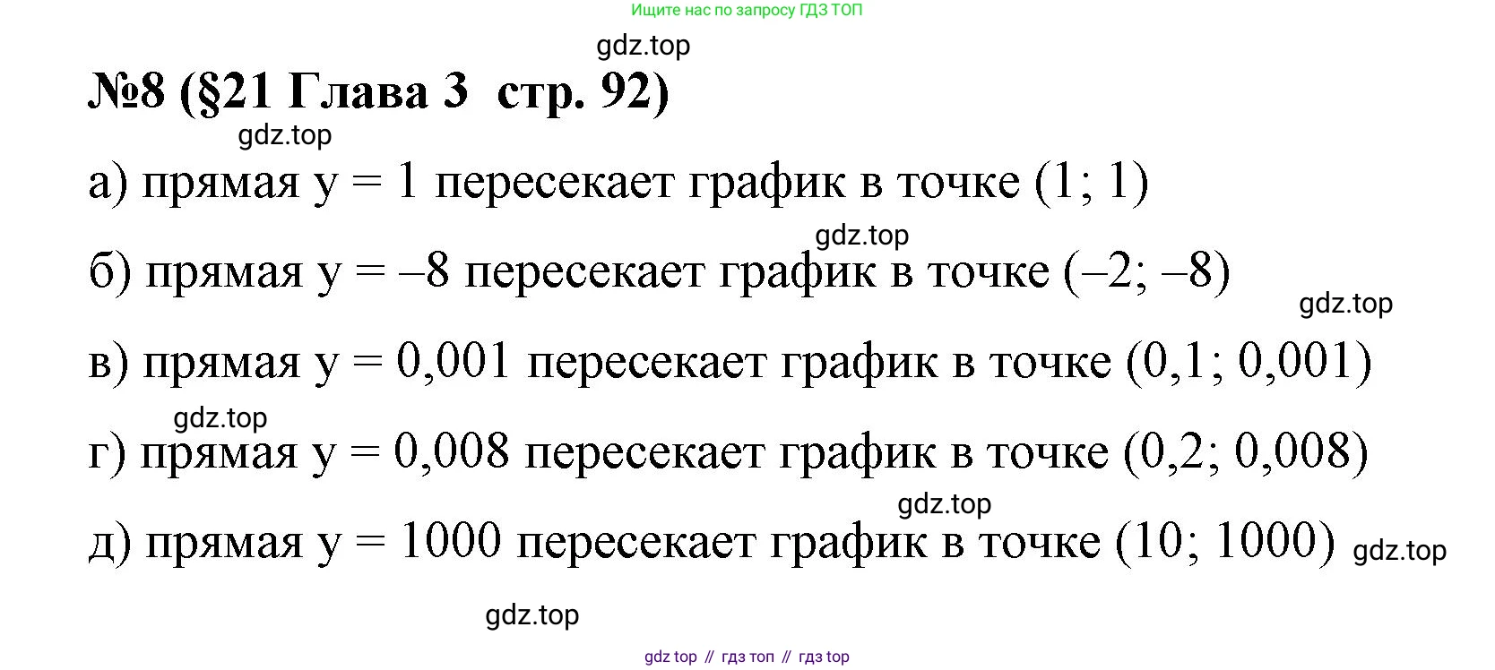 Алгебра, 7 класс рабочая тетрадь, авторы: Крайнева Лариса Борисовна, Миндюк Нора Григорьевна, Шлыкова Инга Соломоновна, издательство Просвещение, Москва, 2023, белого цвета, Часть 1, страница 92, номер 8, Решение