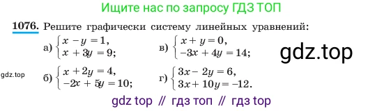 ГДЗ Алгебра, 7 класс Учебник, авторы: Макарычев Юрий Николаевич, Миндюк Нора Григорьевна, Нешков Константин Иванович, Суворова Светлана Борисовна, издательство Просвещение, Москва, 2023, белого цвета, страница 212, номер 1076, Условие
