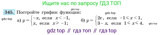 ГДЗ Алгебра, 7 класс Учебник, авторы: Макарычев Юрий Николаевич, Миндюк Нора Григорьевна, Нешков Константин Иванович, Суворова Светлана Борисовна, издательство Просвещение, Москва, 2023, белого цвета, страница 87, номер 345, Условие