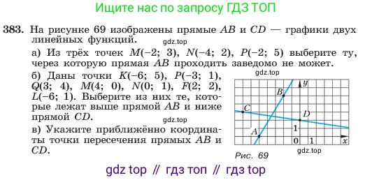 ГДЗ Алгебра, 7 класс Учебник, авторы: Макарычев Юрий Николаевич, Миндюк Нора Григорьевна, Нешков Константин Иванович, Суворова Светлана Борисовна, издательство Просвещение, Москва, 2023, белого цвета, страница 93, номер 383, Условие