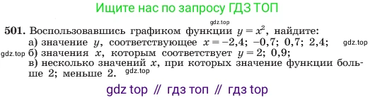 ГДЗ Алгебра, 7 класс Учебник, авторы: Макарычев Юрий Николаевич, Миндюк Нора Григорьевна, Нешков Константин Иванович, Суворова Светлана Борисовна, издательство Просвещение, Москва, 2023, белого цвета, страница 119, номер 501, Условие