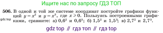 ГДЗ Алгебра, 7 класс Учебник, авторы: Макарычев Юрий Николаевич, Миндюк Нора Григорьевна, Нешков Константин Иванович, Суворова Светлана Борисовна, издательство Просвещение, Москва, 2023, белого цвета, страница 119, номер 506, Условие