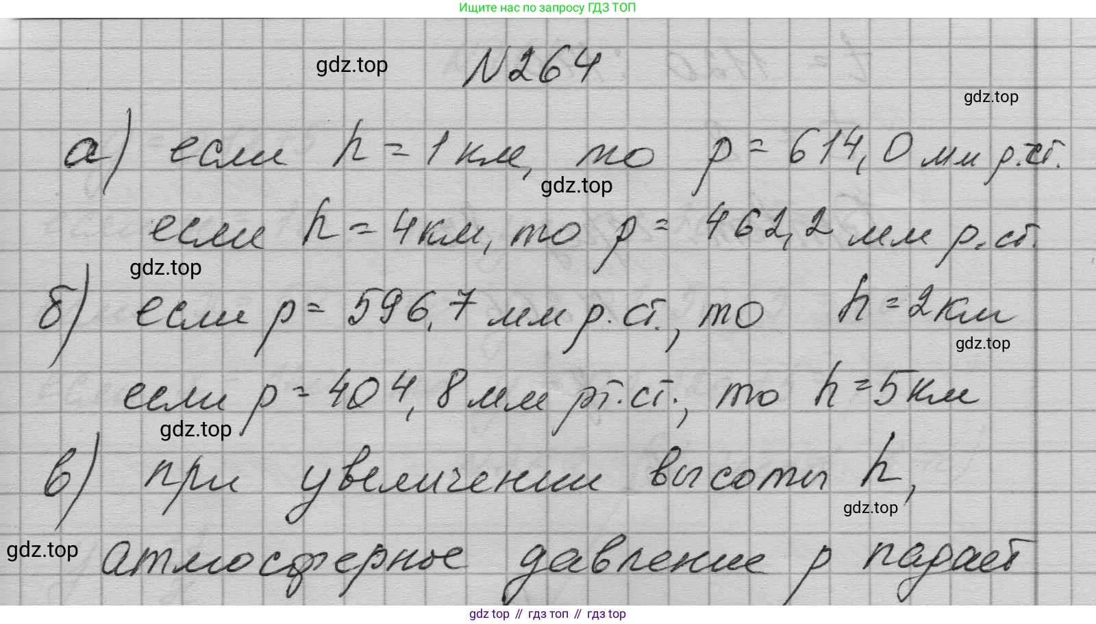 ГДЗ Алгебра, 7 класс Учебник, авторы: Макарычев Юрий Николаевич, Миндюк Нора Григорьевна, Нешков Константин Иванович, Суворова Светлана Борисовна, издательство Просвещение, Москва, 2023, белого цвета, страница 58, номер 264, Решение 1