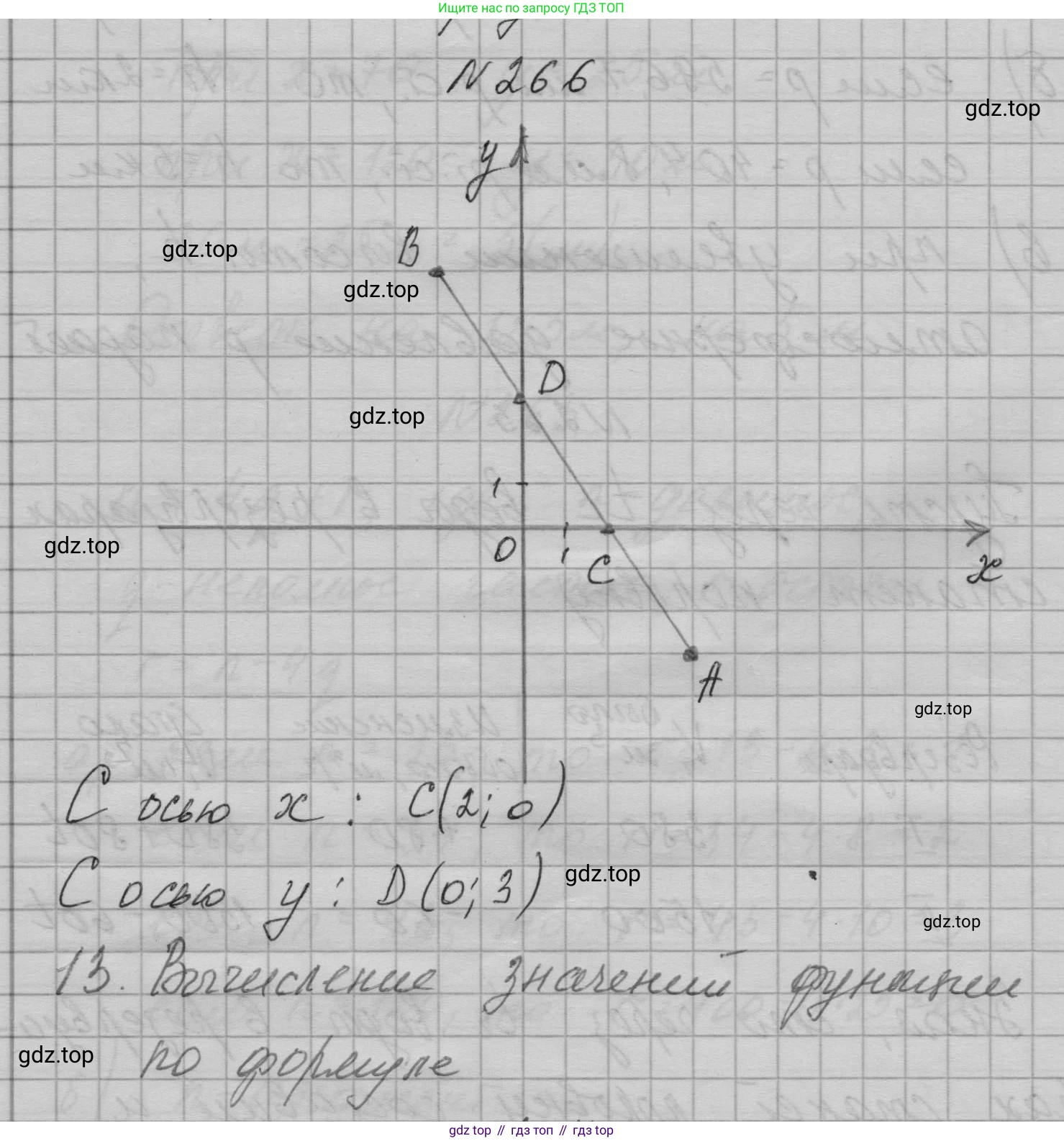 ГДЗ Алгебра, 7 класс Учебник, авторы: Макарычев Юрий Николаевич, Миндюк Нора Григорьевна, Нешков Константин Иванович, Суворова Светлана Борисовна, издательство Просвещение, Москва, 2023, белого цвета, страница 58, номер 266, Решение 1