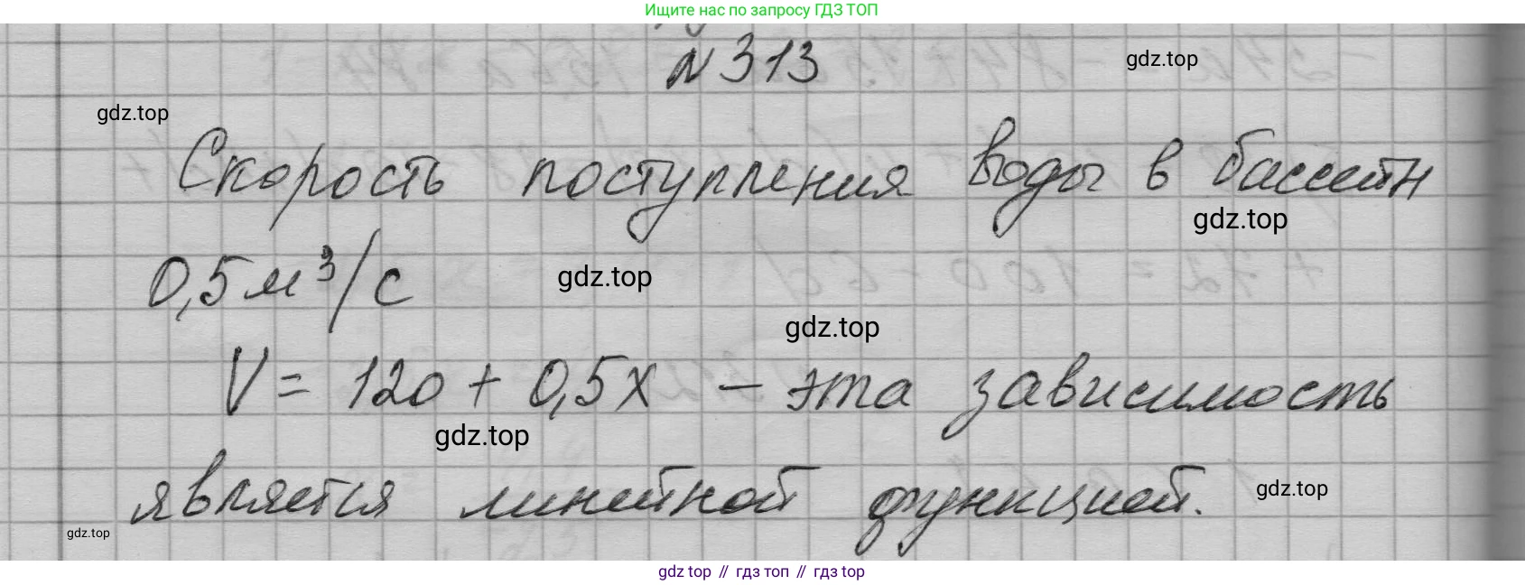 ГДЗ Алгебра, 7 класс Учебник, авторы: Макарычев Юрий Николаевич, Миндюк Нора Григорьевна, Нешков Константин Иванович, Суворова Светлана Борисовна, издательство Просвещение, Москва, 2023, белого цвета, страница 78, номер 313, Решение 1