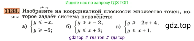 ГДЗ Алгебра, 7 класс Учебник, авторы: Макарычев Юрий Николаевич, Миндюк Нора Григорьевна, Нешков Константин Иванович, Суворова Светлана Борисовна, издательство Просвещение, Москва, 2019 - 2022, белого цвета, страница 226, номер 1133, Условие