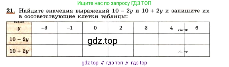 ГДЗ Алгебра, 7 класс Учебник, авторы: Макарычев Юрий Николаевич, Миндюк Нора Григорьевна, Нешков Константин Иванович, Суворова Светлана Борисовна, издательство Просвещение, Москва, 2019 - 2022, белого цвета, страница 9, номер 21, Условие