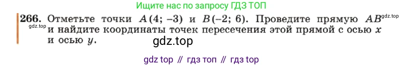 ГДЗ Алгебра, 7 класс Учебник, авторы: Макарычев Юрий Николаевич, Миндюк Нора Григорьевна, Нешков Константин Иванович, Суворова Светлана Борисовна, издательство Просвещение, Москва, 2019 - 2022, белого цвета, страница 59, номер 266, Условие