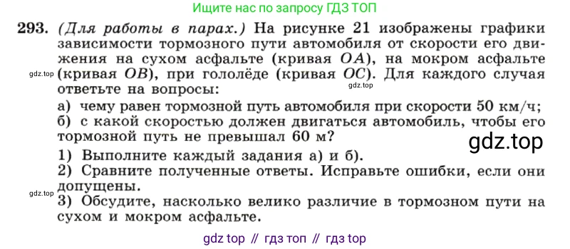 ГДЗ Алгебра, 7 класс Учебник, авторы: Макарычев Юрий Николаевич, Миндюк Нора Григорьевна, Нешков Константин Иванович, Суворова Светлана Борисовна, издательство Просвещение, Москва, 2019 - 2022, белого цвета, страница 68, номер 293, Условие