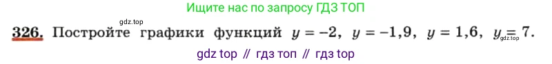 ГДЗ Алгебра, 7 класс Учебник, авторы: Макарычев Юрий Николаевич, Миндюк Нора Григорьевна, Нешков Константин Иванович, Суворова Светлана Борисовна, издательство Просвещение, Москва, 2019 - 2022, белого цвета, страница 80, номер 326, Условие