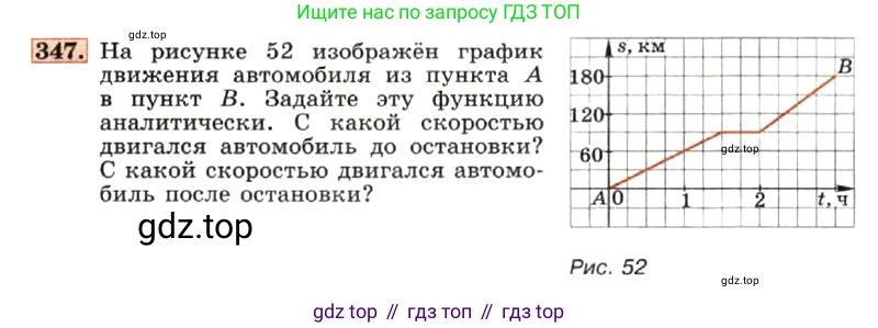 ГДЗ Алгебра, 7 класс Учебник, авторы: Макарычев Юрий Николаевич, Миндюк Нора Григорьевна, Нешков Константин Иванович, Суворова Светлана Борисовна, издательство Просвещение, Москва, 2019 - 2022, белого цвета, страница 88, номер 347, Условие