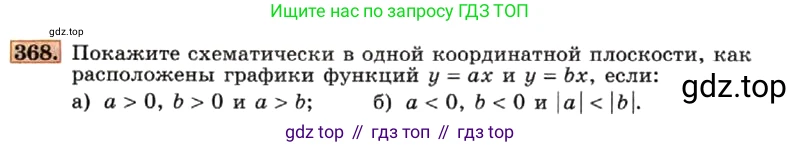 ГДЗ Алгебра, 7 класс Учебник, авторы: Макарычев Юрий Николаевич, Миндюк Нора Григорьевна, Нешков Константин Иванович, Суворова Светлана Борисовна, издательство Просвещение, Москва, 2019 - 2022, белого цвета, страница 92, номер 368, Условие