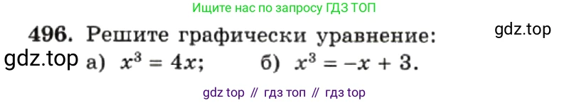 ГДЗ Алгебра, 7 класс Учебник, авторы: Макарычев Юрий Николаевич, Миндюк Нора Григорьевна, Нешков Константин Иванович, Суворова Светлана Борисовна, издательство Просвещение, Москва, 2019 - 2022, белого цвета, страница 118, номер 496, Условие